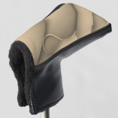 Brown Hues Modern Art Golfheadcover (3/4 voorkant)