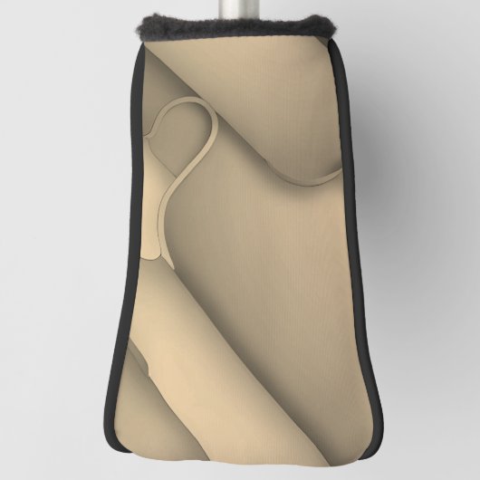 Brown Hues Modern Art Golfheadcover (Draai 90)