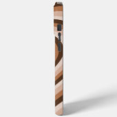 Brown Hypnotic Heart Love Pattern Case-Mate iPhone Case (Achterkant / Links)