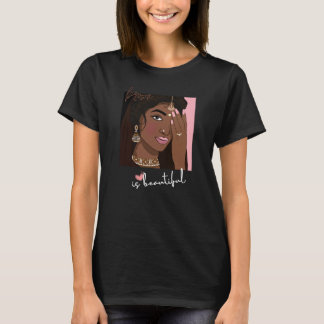 Brown is een prachtig shirt voor bruine meisjes