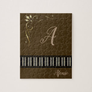 Brown Jigsaw Puzzle Daisy