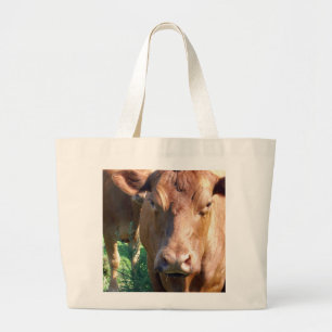 Brown_Koe,_Jumbo_Tas_Shopping_Bag Grote Tote Bag