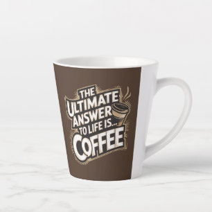 Brown La réponse ultime est le café Latte Mug