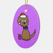 Brown Labrador Ornament (Links)