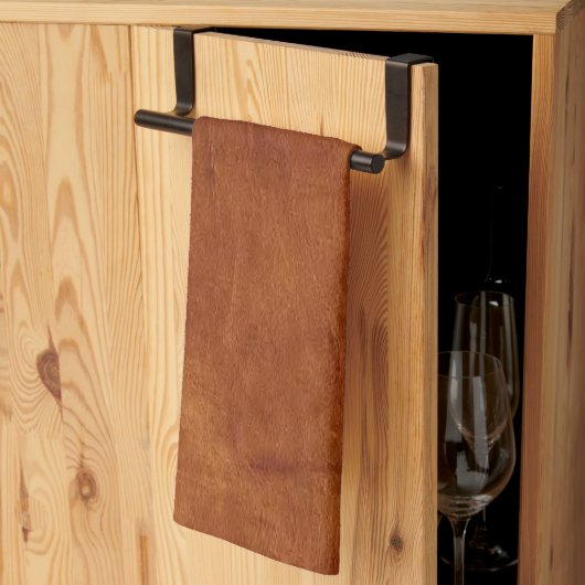 Brown Leather American MoJo Kitchen Towel Theedoek (Derde Gevouwen)