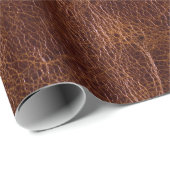 Brown leather textureleather,texture,abstract,acce cadeaupapier (Rol Hoek)