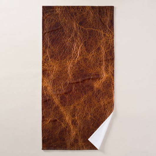 Brown leather textureleather,texture,background,ar (Serviette de bain)