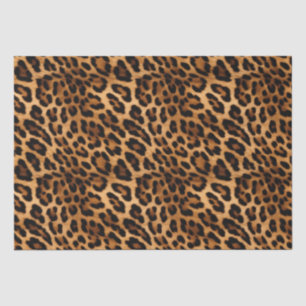 Brown Leopard Animal Print Tissuepapier
