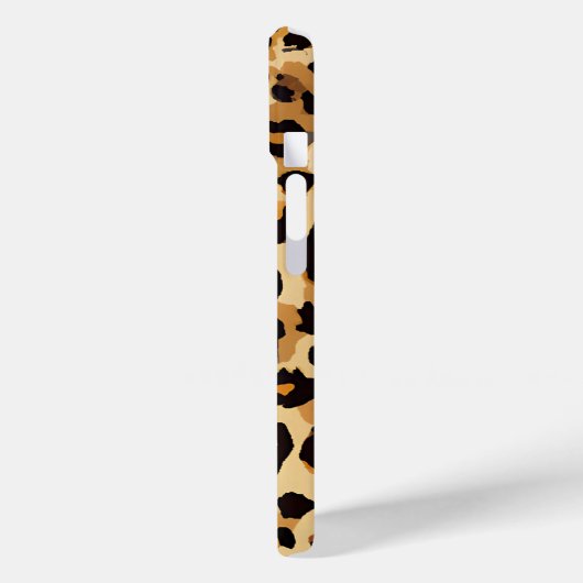 Brown Leopard Print Case-Mate iPhone Case (Achterkant / Links)