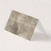 Brown Leopard Print Gold Glitter sparkle Kaart (Achterkant)