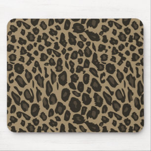 Brown Leopard Print Muismat