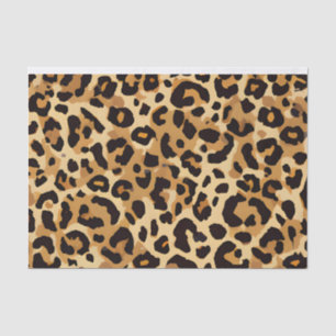 Brown Leopard Print Tissuepapier