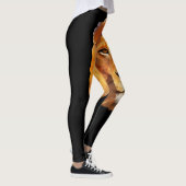 Brown Lion Head Print 2 Leggings (Rechts)