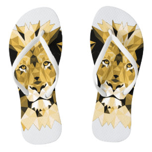 Brown Lion Teenslippers