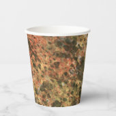 Brown Marble Coffee Papieren Bekers (Voorkant)