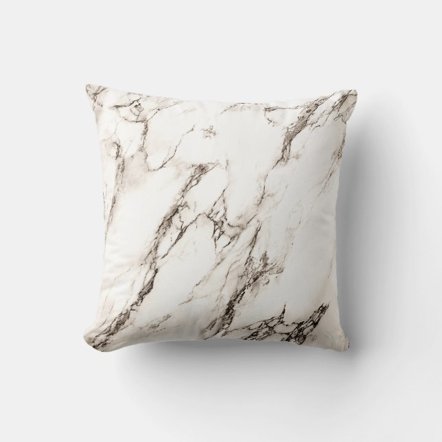Brown Marble Kijk Kussen (Voorkant)