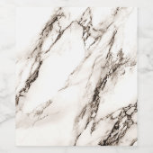Brown Marble Kijk Wijn Etiket (Enkel label)