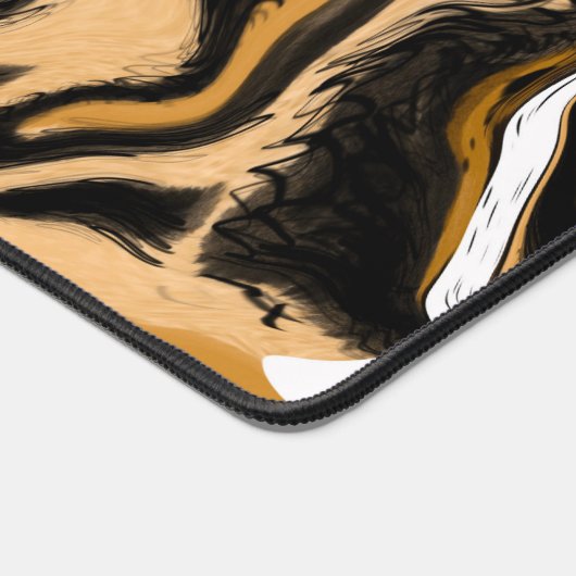 Brown marbré et Empreinte de léopard noir (Coin)