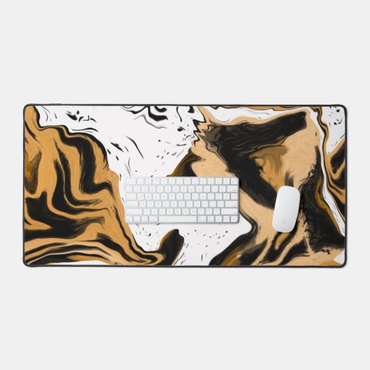 Brown marbré et Empreinte de léopard noir (Clavier et souris)