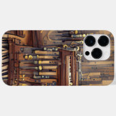 BROWN MUSICAL STEAMPUNK THEMA Case-Mate iPhone CASE (Achterkant (horizontaal))