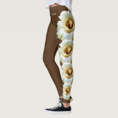 Brown Nevada State Flower Saguaro Cactus Leggings (Links)