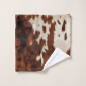 Brown noir blanc (Gant de toilette)