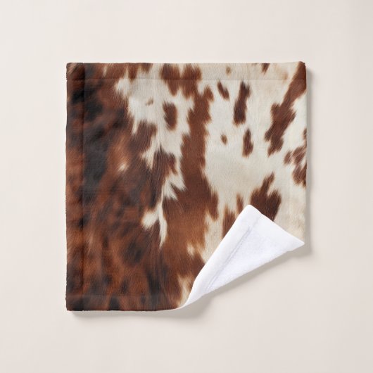 Brown noir blanc (Gant de toilette)