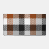 Brown noir blanc Twill En vichy design (Recto)