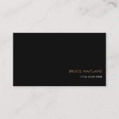 Brown noir Carte de visite rétro (Devant)