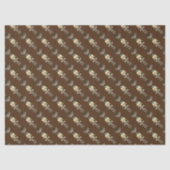 Brown Nutcracker Soldier Christmas Wrapping Paper Tissuepapier (Voorkant)