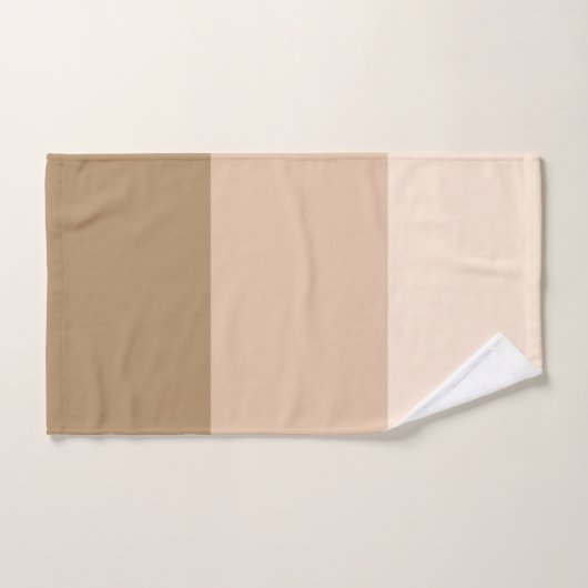 Brown Ombre strié (Serviette à main)