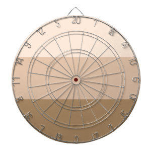 Brown Ombre Striped Dartbord