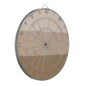 Brown Ombre Striped Dartbord (Voorkant Links)