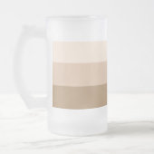 Brown Ombre Striped Matglas Bierpul (Links)