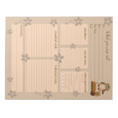 Brown Owl Substitute Report Notitieblok (Voorkant)