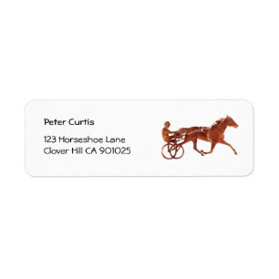 Brown Pacer Silhouette Etiket