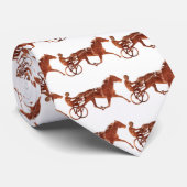 Brown Pacer Silhouette Stropdas (Opgerold)