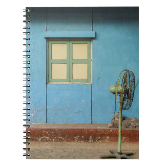 BROWN PEDESTAL FAN NOTITIEBOEK