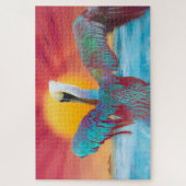 Brown Pelican ISLAND SUNSET Legpuzzel (Verticaal)