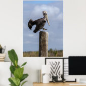 Brown Pelican Puzzle Poster (Thuiskantoor)