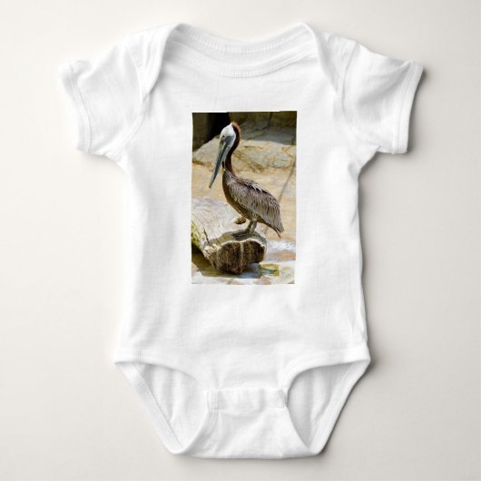 Brown Pelican Romper (Voorkant)