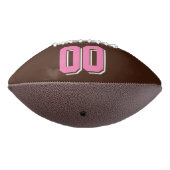 BROWN PINK EN WHITE Custom Football (Gedraaid 270)