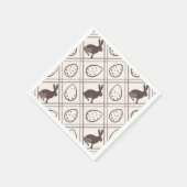 Brown Plaid Easter Servet (Hoek)