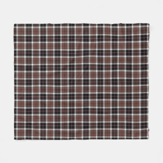 Brown Plaid Fleece Blanket