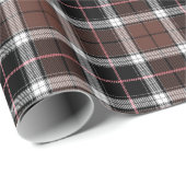 Brown Plaid Wrapping Paper Cadeaupapier (Rol Hoek)
