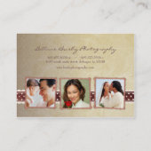 Brown points d'antiquités Chubby Cartes de visite (Dos)