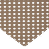 Brown poka dot motif nappe (Angle)