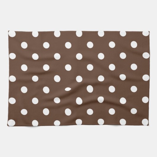 Brown Polka Dot Theedoek (Horizontaal)