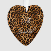 Brown Poster de animal Leopard (devant)