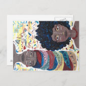 Brown Queens Briefkaart (Voorkant / Achterkant)